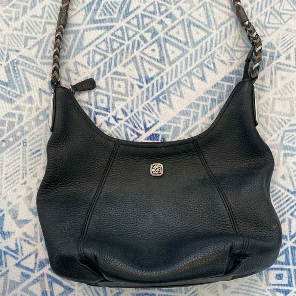 Brighton Black Leather Handbag - Picture 3 of 8